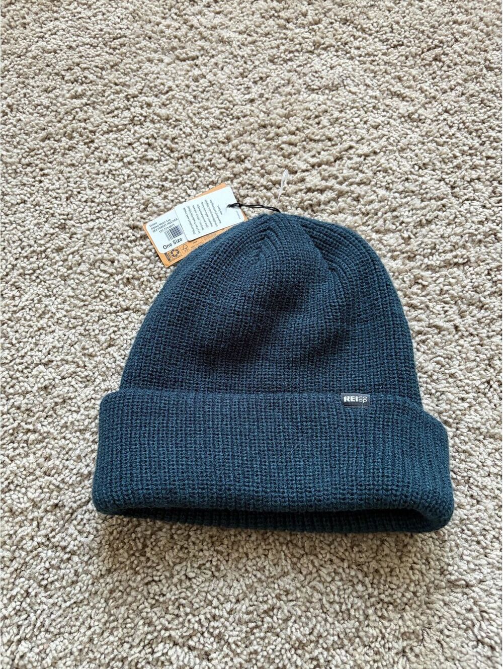 NWT REI RIBBED WATCH HAT cap sea forest heather beanie